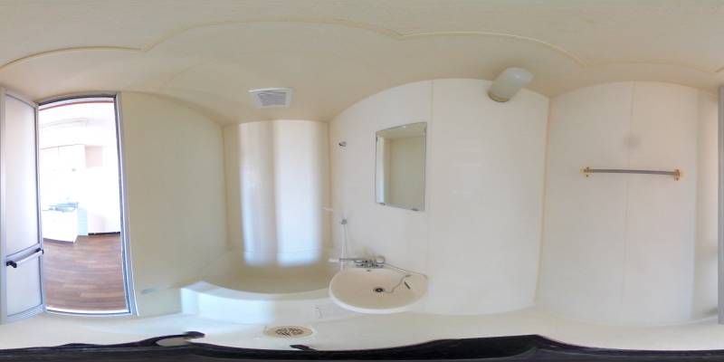 パノラマ画像バスルーム