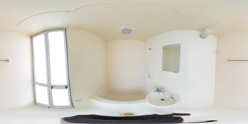 パノラマ画像バスルーム