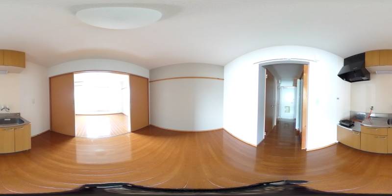 パノラマ画像キッチン