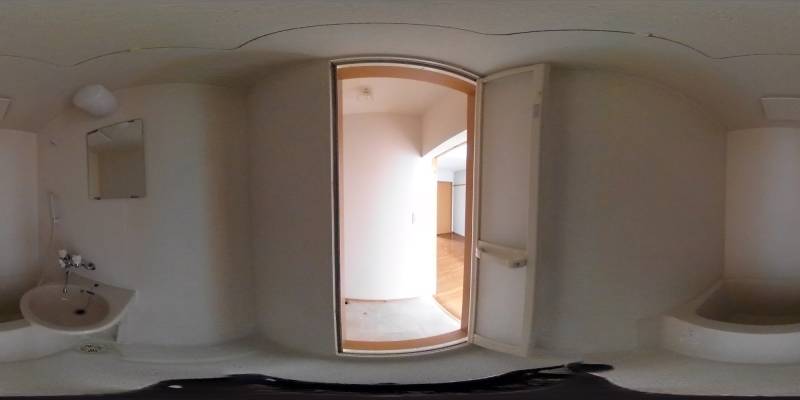 パノラマ画像バスルーム