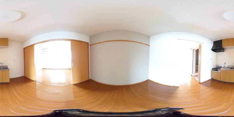 パノラマ画像キッチン