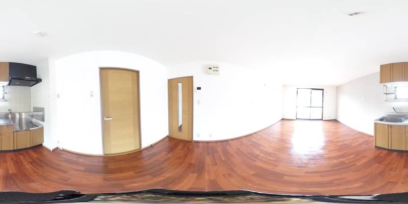 パノラマ画像キッチン