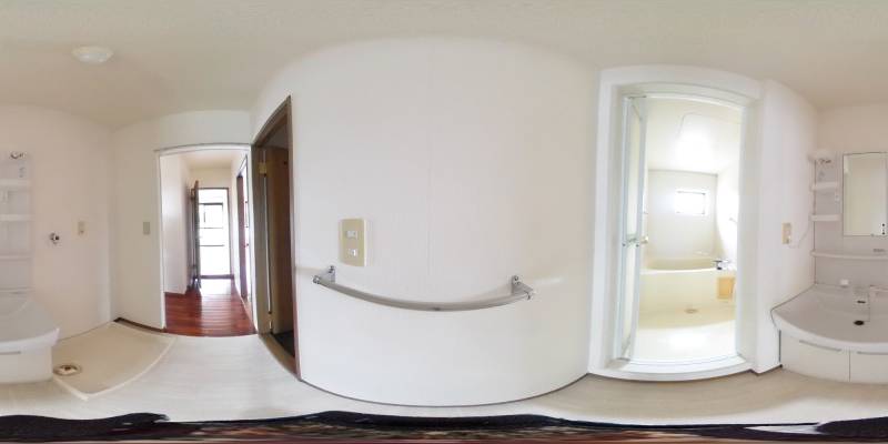 パノラマ画像洗面所