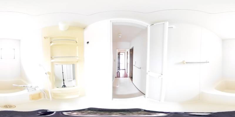 パノラマ画像バスルーム