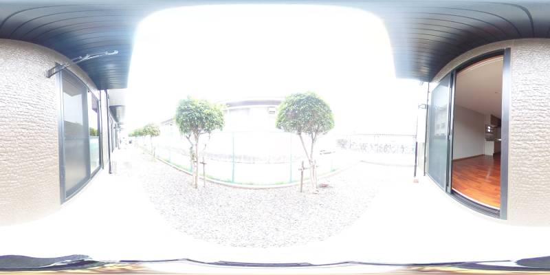 パノラマ画像バルコニー