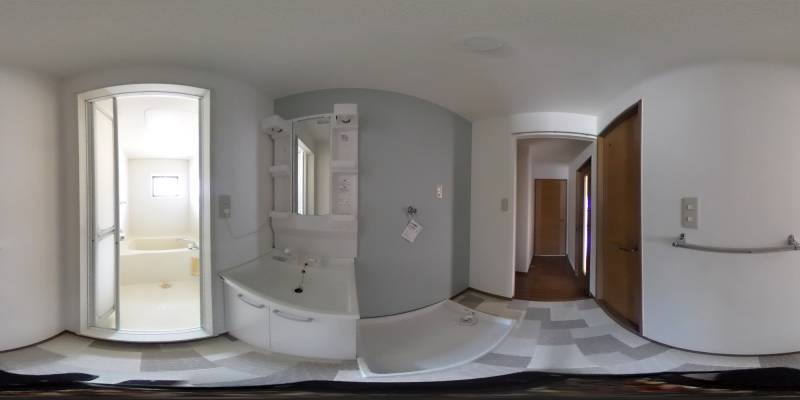 パノラマ画像洗面所