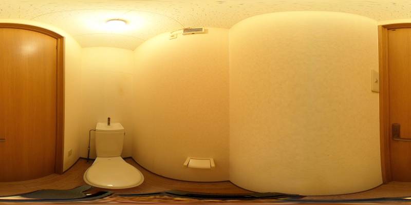 パノラマ画像トイレ