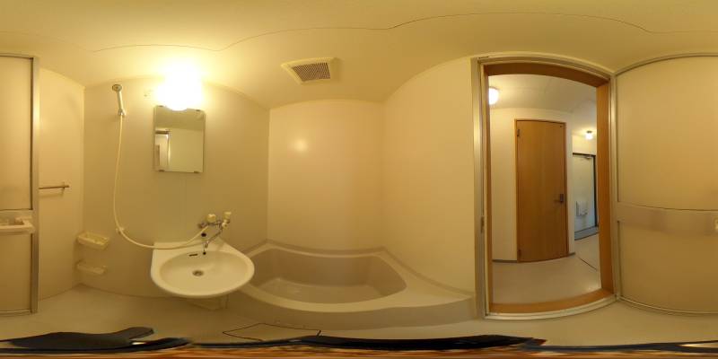 パノラマ画像バスルーム