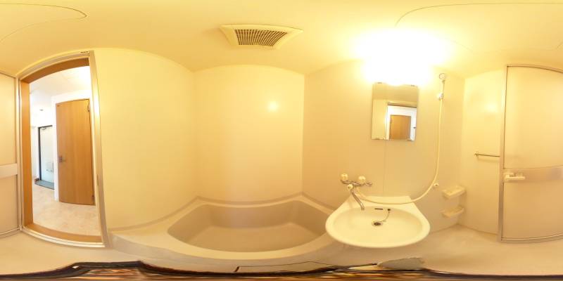 パノラマ画像バスルーム