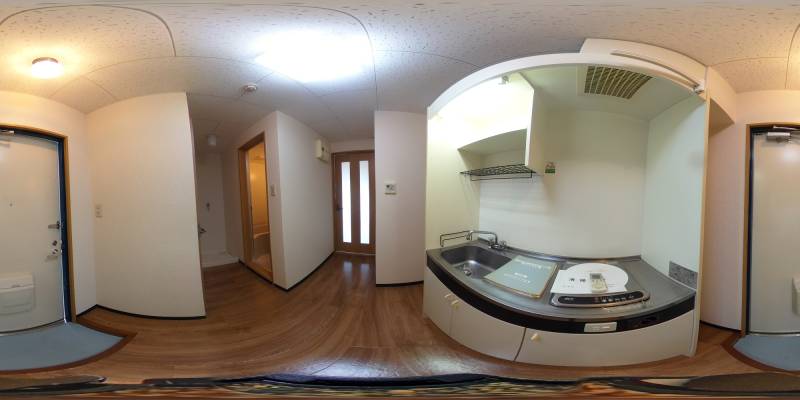 パノラマ画像キッチン