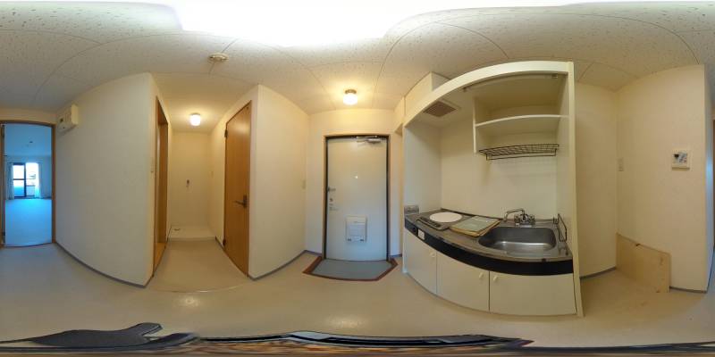 パノラマ画像キッチン