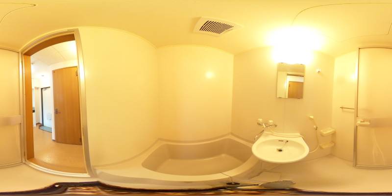 パノラマ画像バスルーム