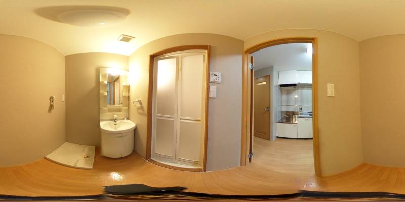 パノラマ画像洗面所