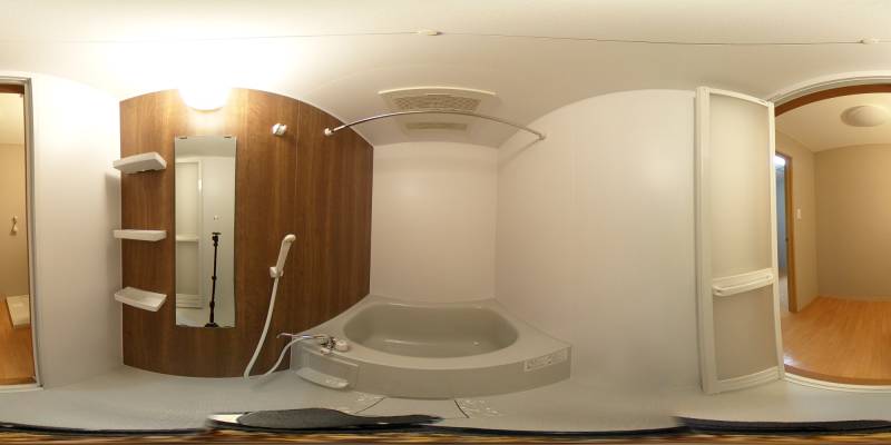 パノラマ画像バスルーム