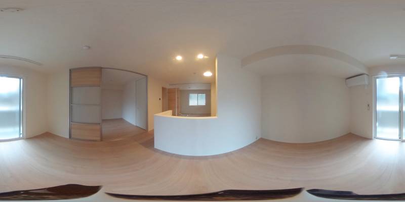 パノラマ画像リビング