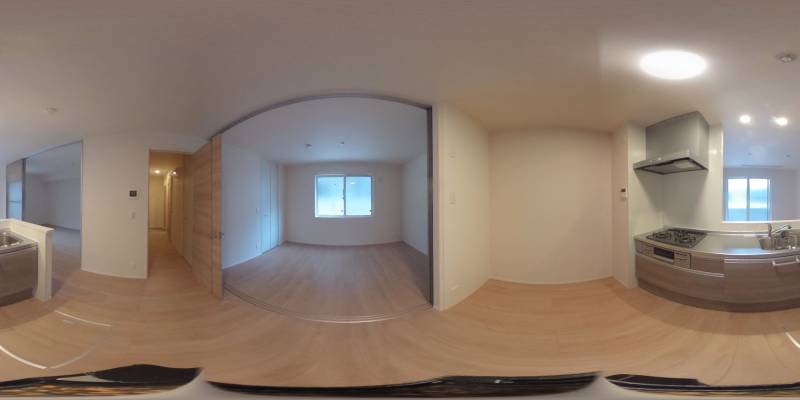 パノラマ画像キッチン