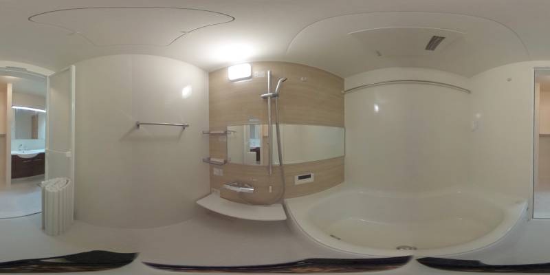 パノラマ画像バスルーム