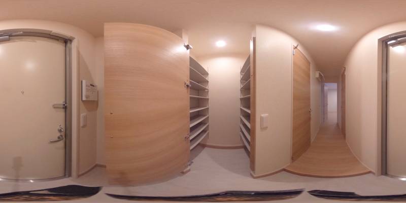 パノラマ画像玄関