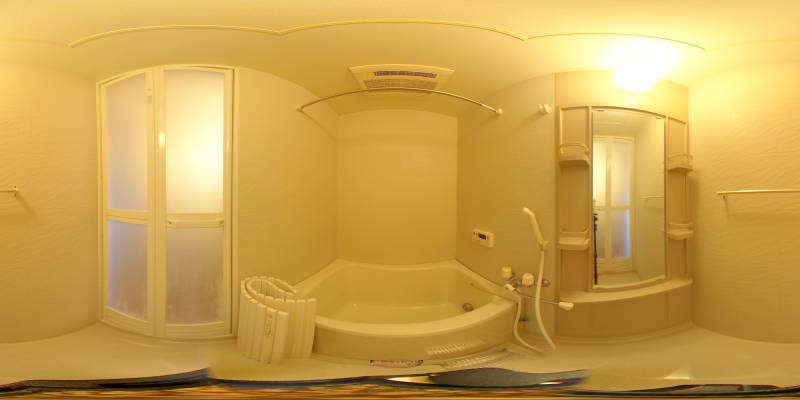 パノラマ画像バスルーム