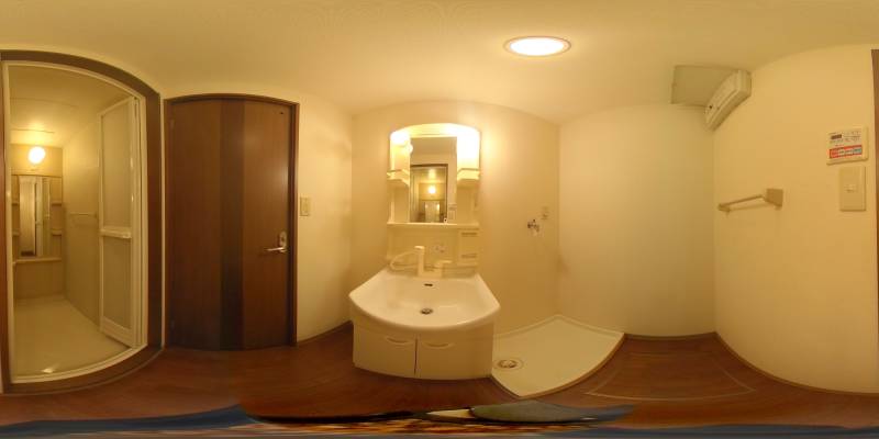 パノラマ画像洗面所