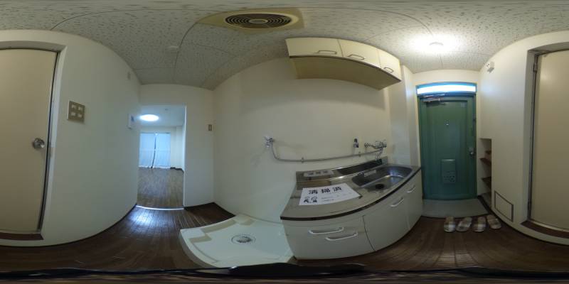 パノラマ画像キッチン