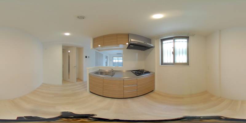 パノラマ画像キッチン