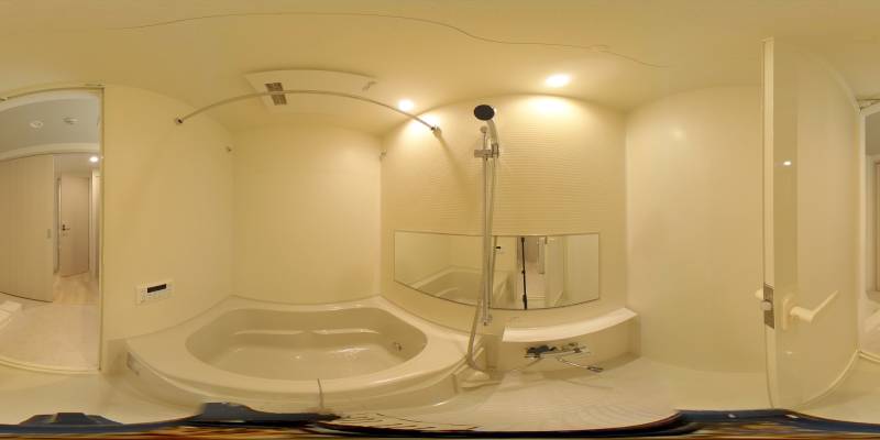 パノラマ画像バスルーム