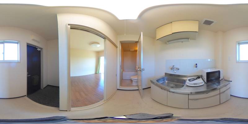 パノラマ画像キッチン