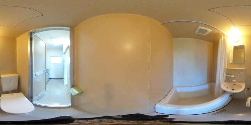 パノラマ画像バスルーム