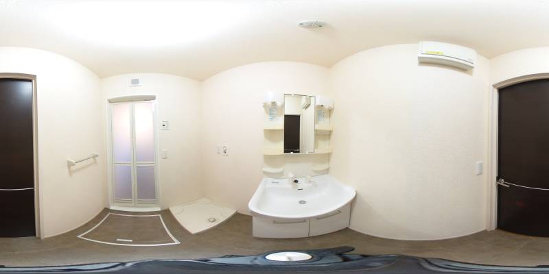 パノラマ画像洗面所