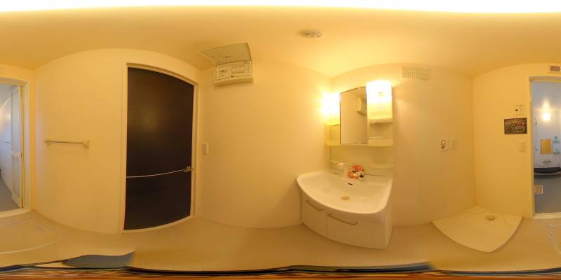 パノラマ画像洗面所