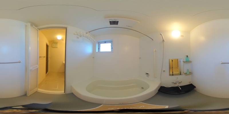 パノラマ画像バスルーム