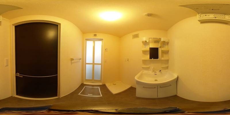 パノラマ画像洗面所