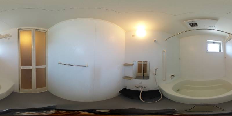 パノラマ画像バスルーム