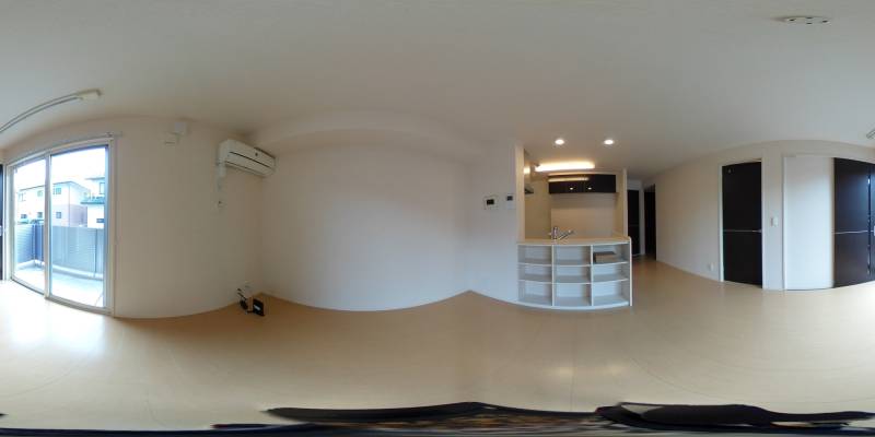 パノラマ画像リビング