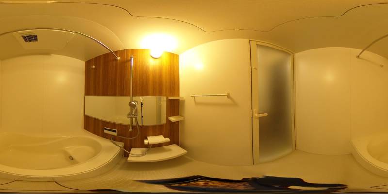 パノラマ画像バスルーム