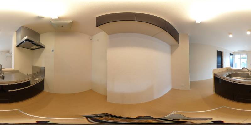パノラマ画像キッチン