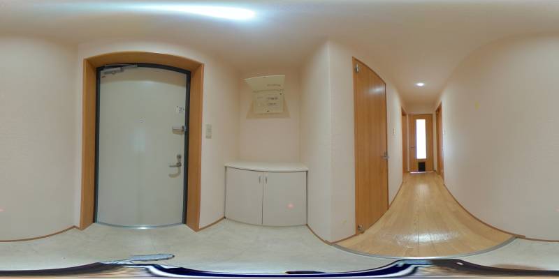 パノラマ画像玄関