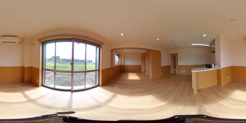 パノラマ画像リビング