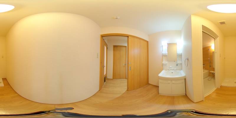 パノラマ画像洗面所