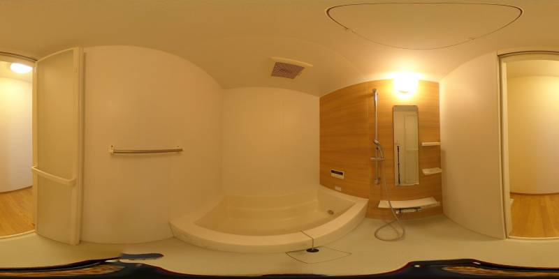 パノラマ画像バスルーム