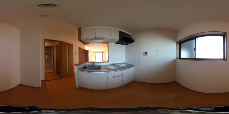パノラマ画像キッチン