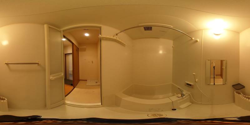 パノラマ画像バスルーム