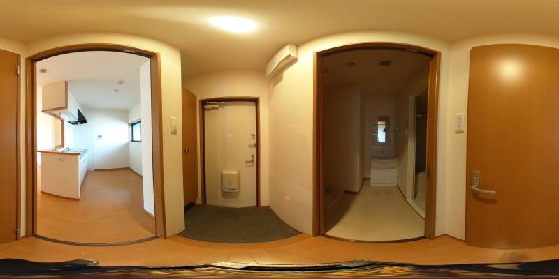 パノラマ画像玄関