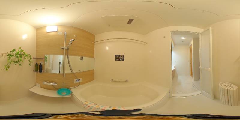 パノラマ画像バスルーム