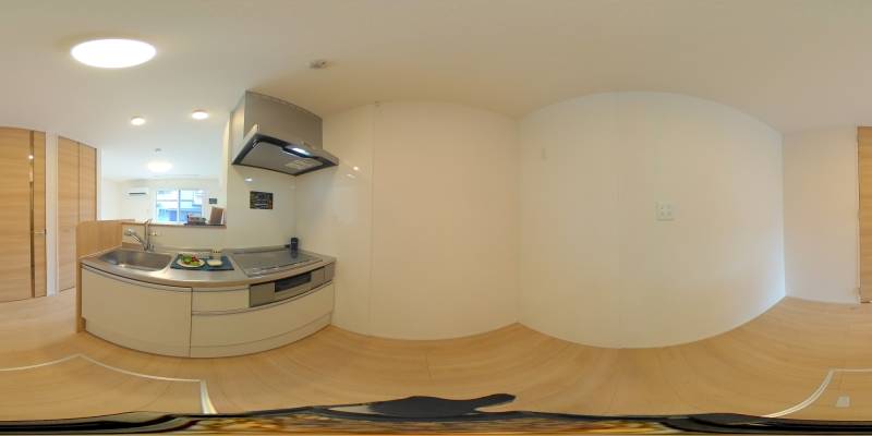 パノラマ画像キッチン