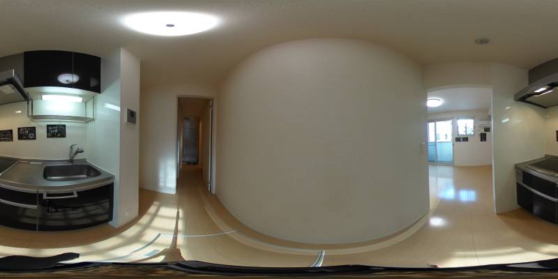 パノラマ画像キッチン