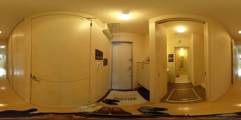 パノラマ画像玄関