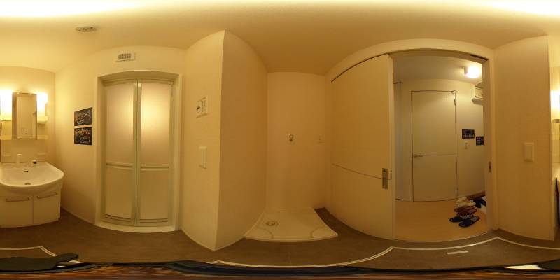 パノラマ画像洗面所