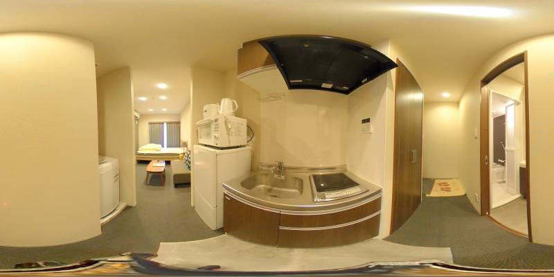 パノラマ画像キッチン